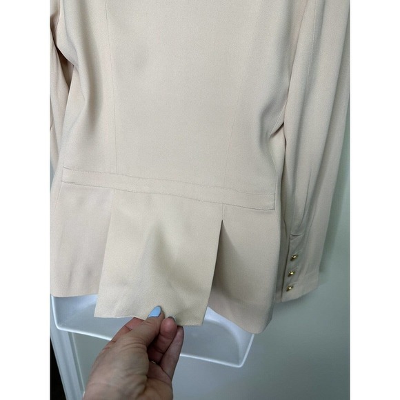 Sonia Rykiel Paris Vintage Lightweight Jacket Blazer in Blush Tan~ S - Picture 9 of 9